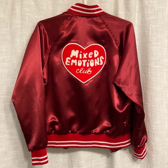 Tuesday Bassen Jackets & Blazers - Tuesday Bassen Mixed Emotions Satin Jacket